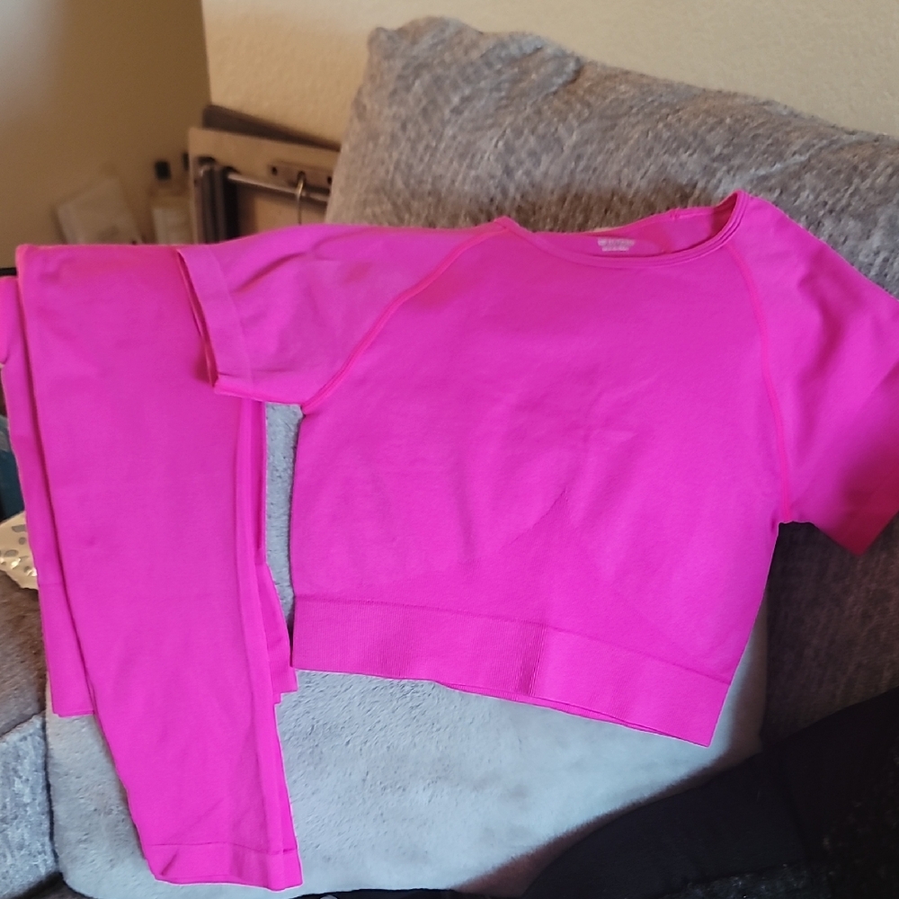 Vibrant Pink Activewear Set NWOT
